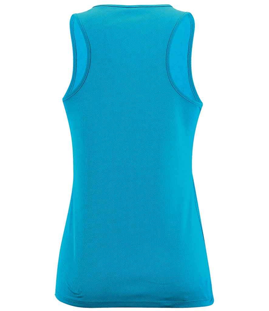 SOL'S Ladies Sporty Performance Tank Top in by SOL'S — Custom branded clothing by Print Press, featuring premium embroidery produced in our specialist print lab in the UK.
