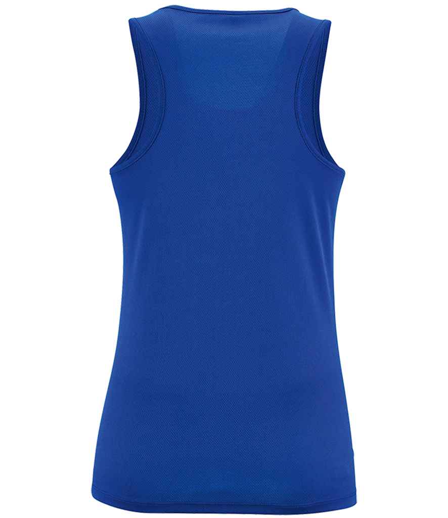 SOL'S Ladies Sporty Performance Tank Top in by SOL'S — Custom branded clothing by Print Press, featuring premium embroidery produced in our specialist print lab in the UK.