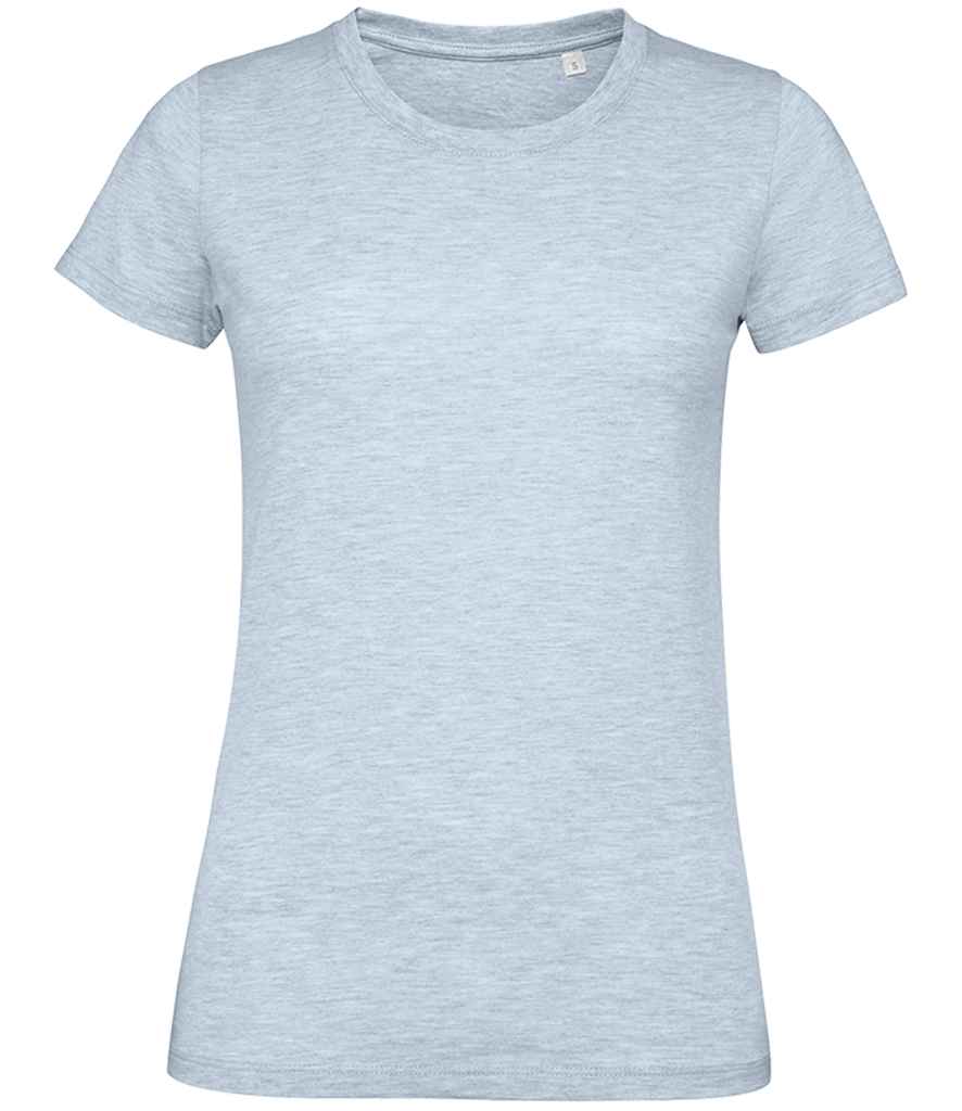 SOL'S Ladies Regent Fit T-Shirt in Heather Sky by SOL'S — Custom branded clothing by Print Press, featuring premium embroidery produced in our specialist print lab in the UK.