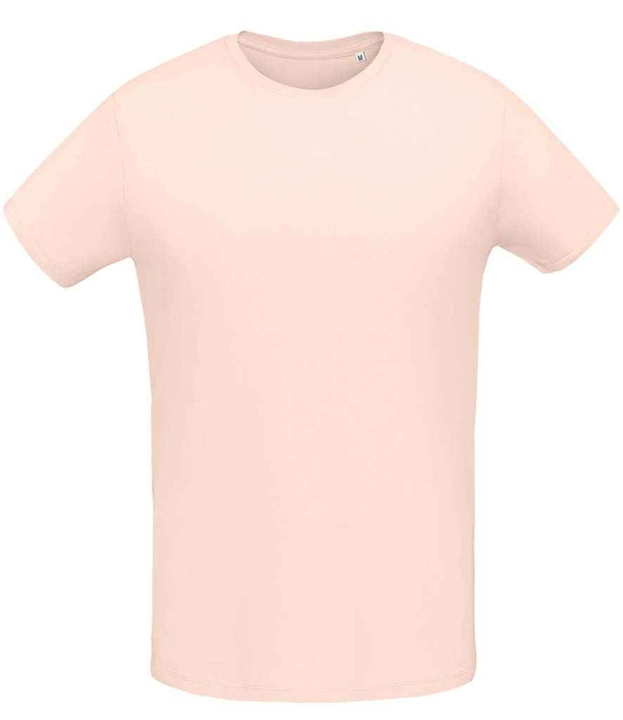 SOL'S Martin T-Shirt in Creamy Pink by SOL'S — Custom branded clothing by Print Press, featuring premium embroidery produced in our specialist print lab in the UK.