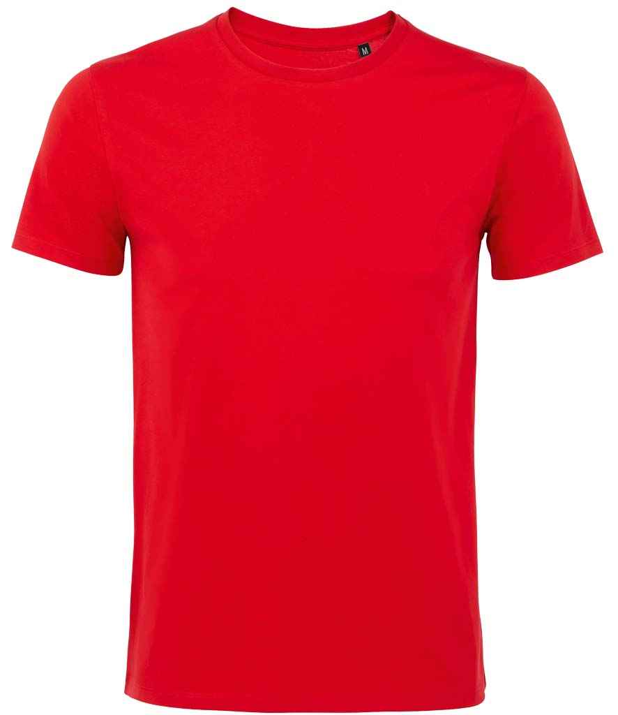 SOL'S Martin T-Shirt in Red by SOL'S — Custom branded clothing by Print Press, featuring premium embroidery produced in our specialist print lab in the UK.