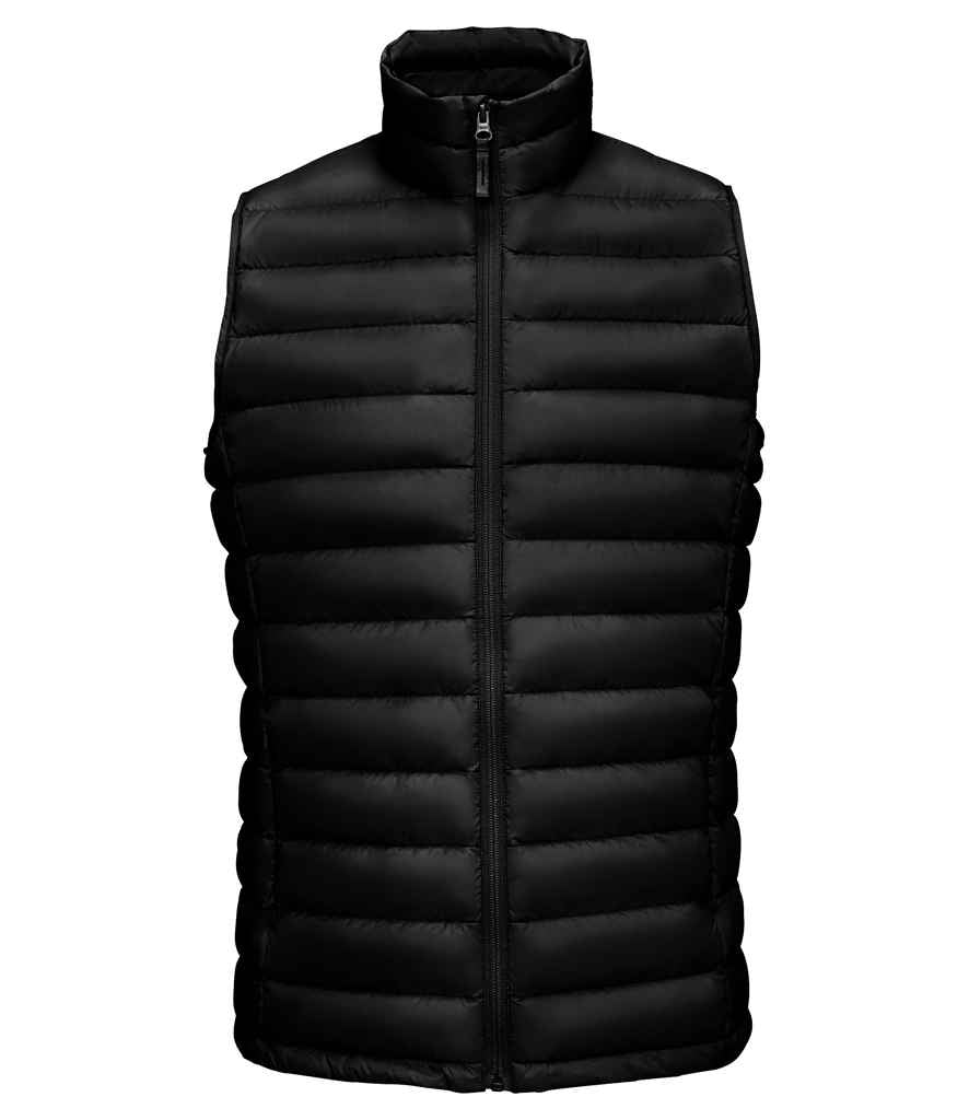 SOL'S Wilson Lightweight Padded Bodywarmer in Black by SOL'S — Custom branded clothing by Print Press, featuring premium embroidery produced in our specialist print lab in the UK.