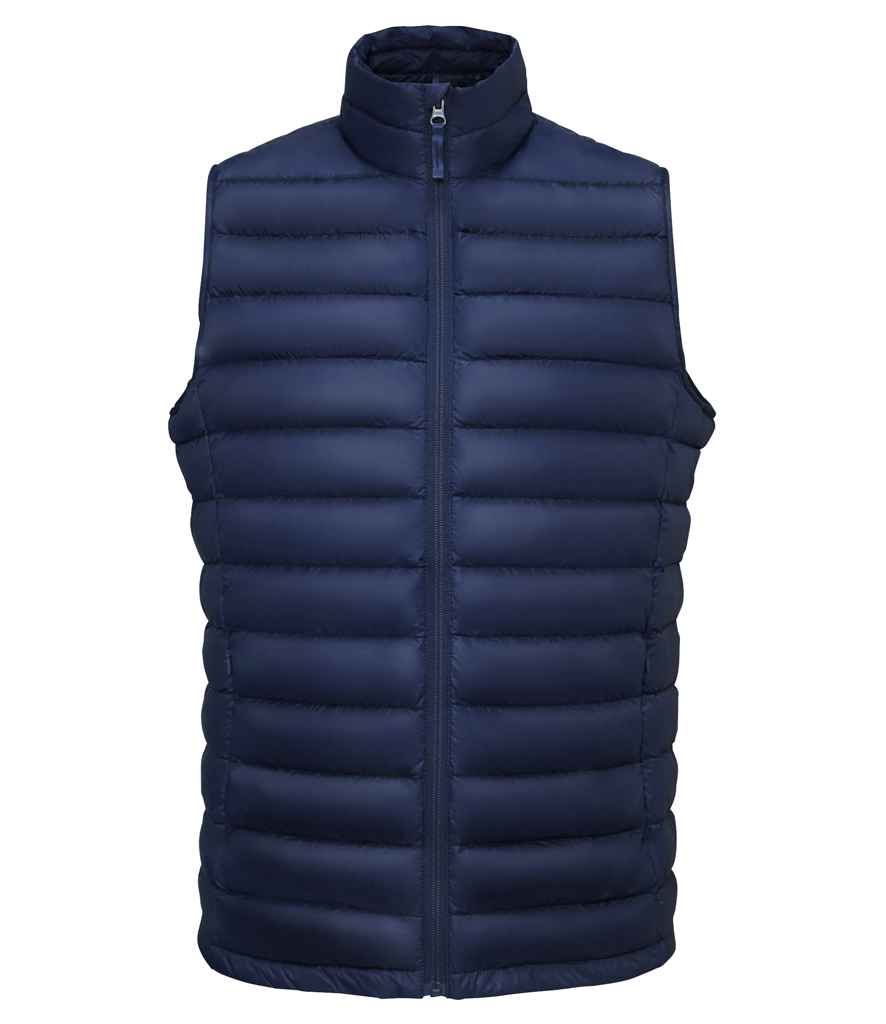 SOL'S Wilson Lightweight Padded Bodywarmer in French Navy by SOL'S — Custom branded clothing by Print Press, featuring premium embroidery produced in our specialist print lab in the UK.
