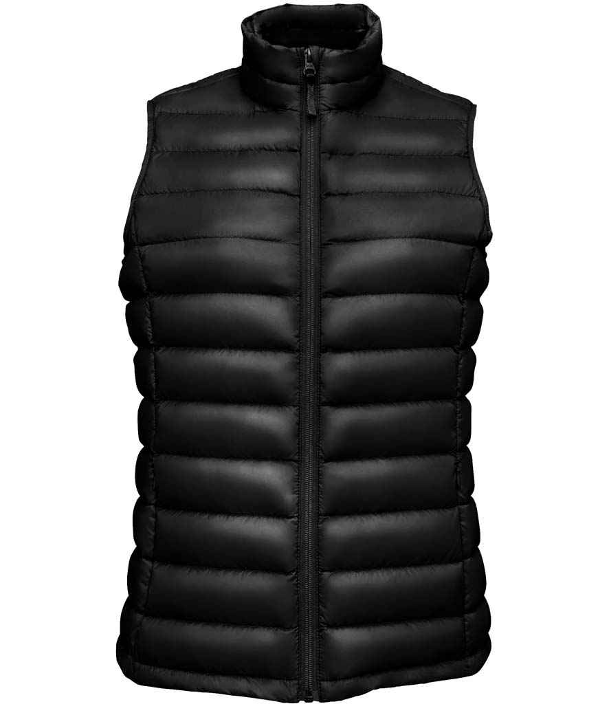 SOL'S Ladies Wilson Lightweight Padded Bodywarmer in Black by SOL'S — Custom branded clothing by Print Press, featuring premium embroidery produced in our specialist print lab in the UK.