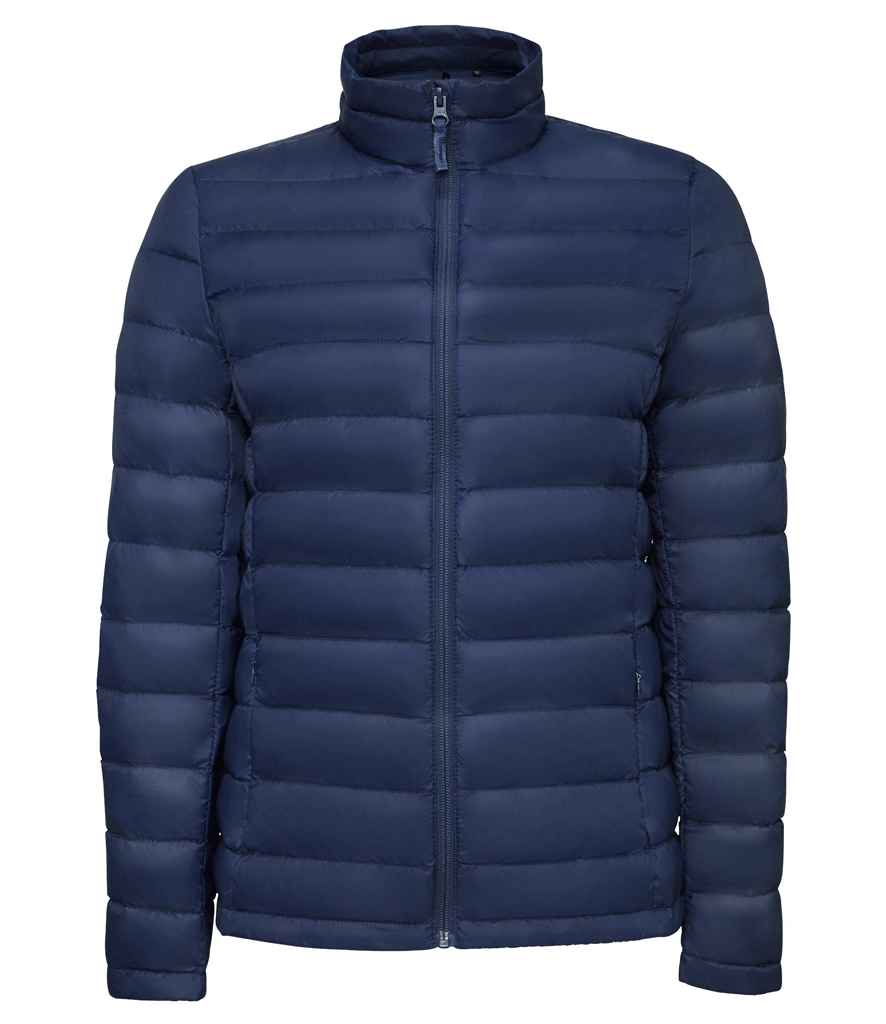 SOL'S Ladies Wilson Lightweight Padded Jacket in French Navy by SOL'S — Custom branded clothing by Print Press, featuring premium embroidery produced in our specialist print lab in the UK.