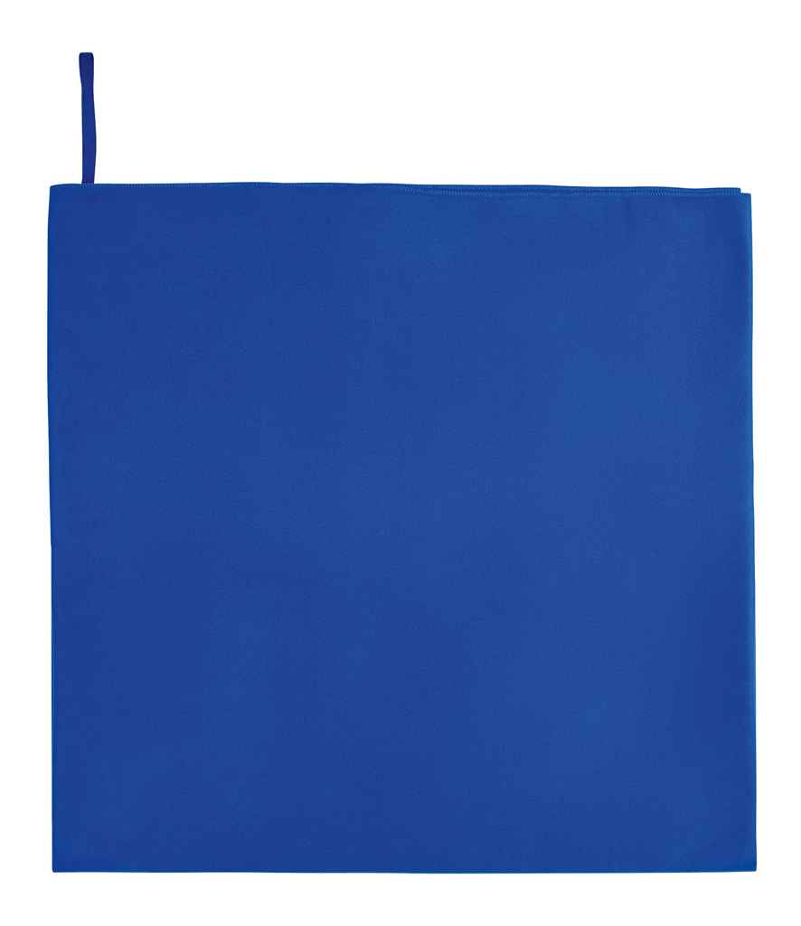 SOL'S Atoll 100 Microfibre Bath Sheet in ONE Royal Blue by SOL'S — Custom branded clothing by Print Press, featuring premium embroidery produced in our specialist print lab in the UK.