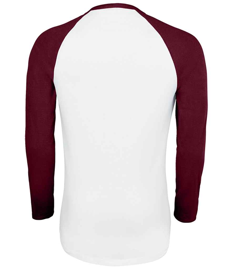SOL'S Funky Contrast Long Sleeve T-Shirt in by SOL'S — Custom branded clothing by Print Press, featuring premium embroidery produced in our specialist print lab in the UK.