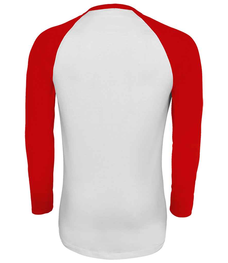 SOL'S Funky Contrast Long Sleeve T-Shirt in by SOL'S — Custom branded clothing by Print Press, featuring premium embroidery produced in our specialist print lab in the UK.