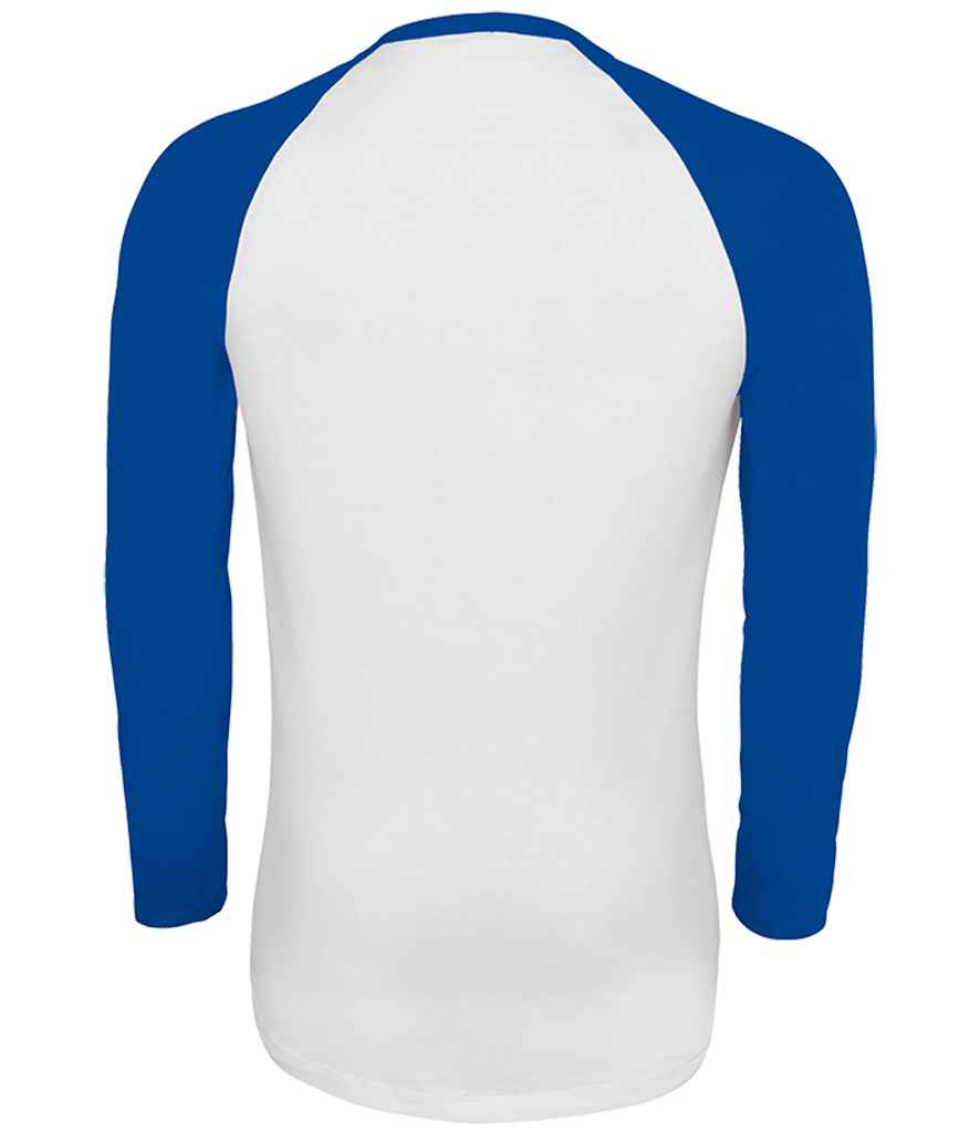 SOL'S Funky Contrast Long Sleeve T-Shirt in by SOL'S — Custom branded clothing by Print Press, featuring premium embroidery produced in our specialist print lab in the UK.