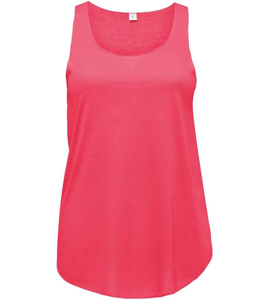 SOL'S Ladies Jade Tank Top in Neon Coral by SOL'S — Custom branded clothing by Print Press, featuring premium embroidery produced in our specialist print lab in the UK.