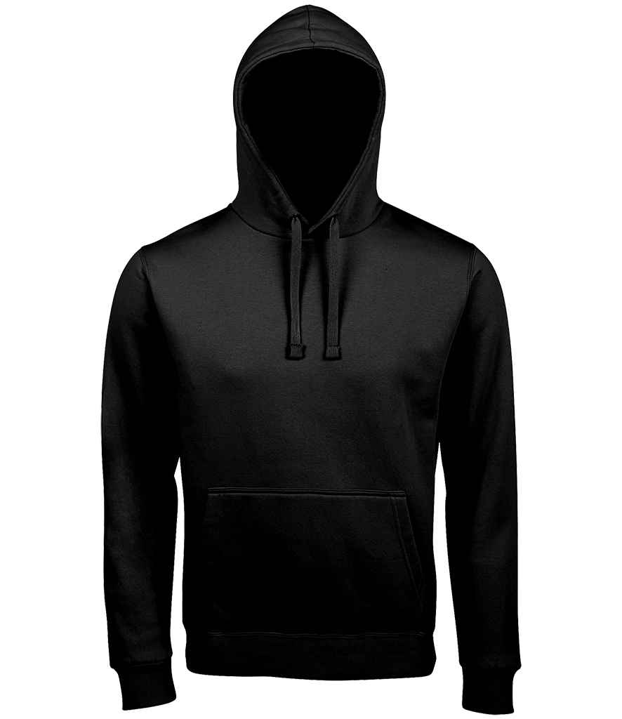 SOL'S Unisex Spencer Hooded Sweatshirt in Black by SOL'S — Custom branded clothing by Print Press, featuring premium embroidery produced in our specialist print lab in the UK.