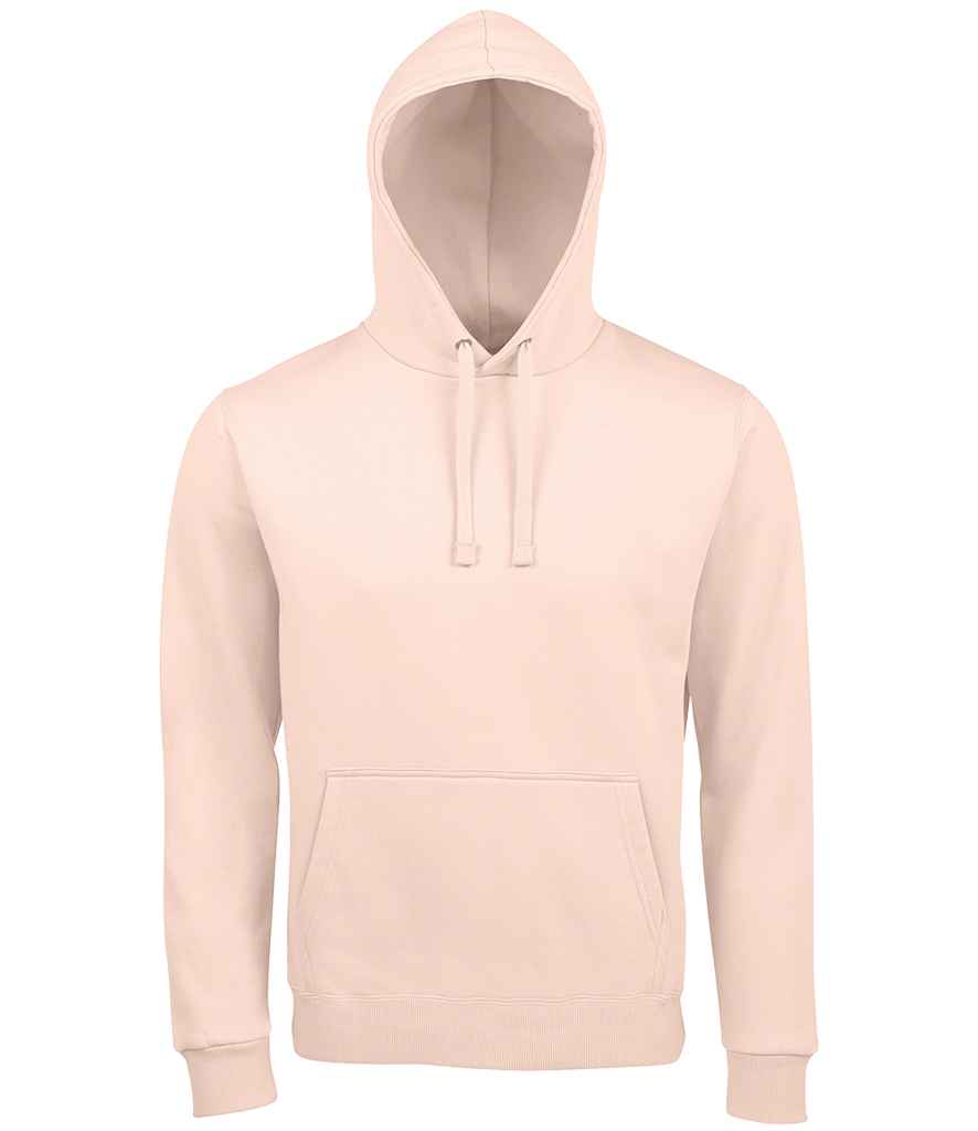 SOL'S Unisex Spencer Hooded Sweatshirt in Creamy Pink by SOL'S — Custom branded clothing by Print Press, featuring premium embroidery produced in our specialist print lab in the UK.