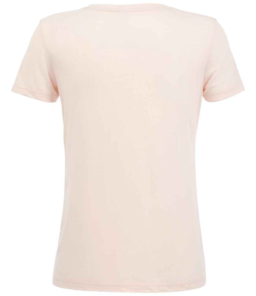 SOL'S Ladies Motion V Neck T-Shirt in by SOL'S — Custom branded clothing by Print Press, featuring premium embroidery produced in our specialist print lab in the UK.