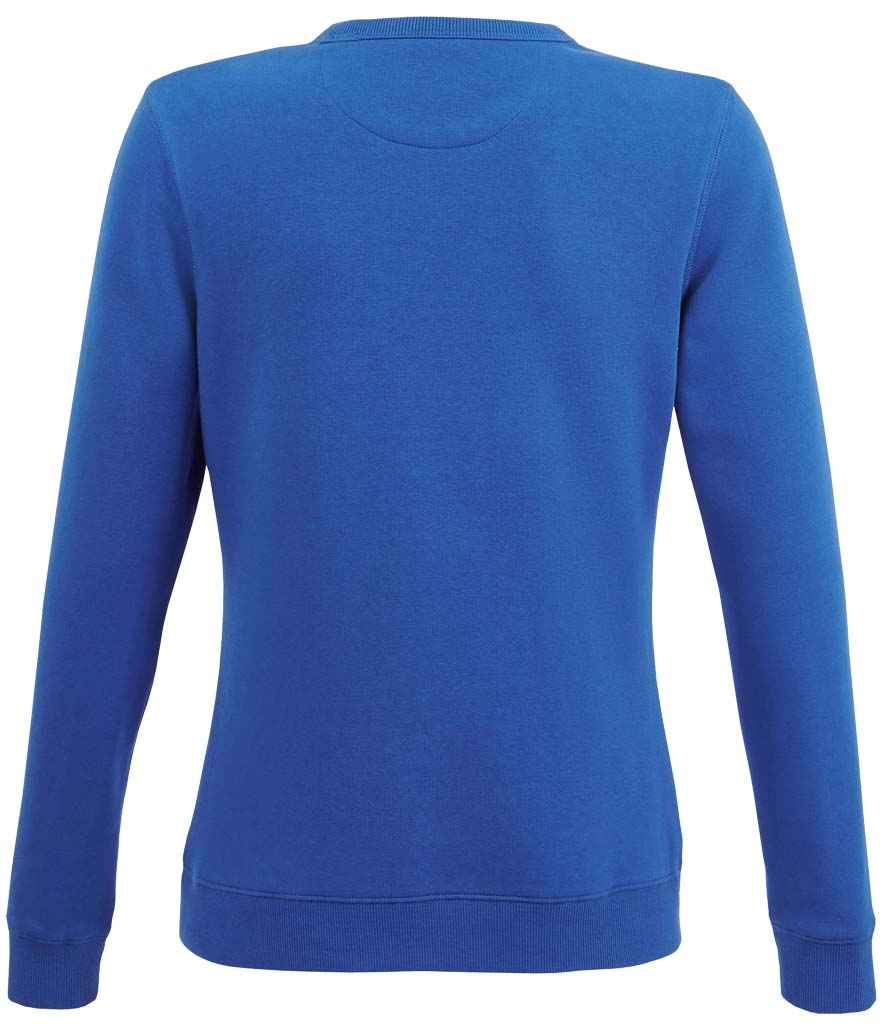 SOL'S Ladies Sully Sweatshirt in by SOL'S — Custom branded clothing by Print Press, featuring premium embroidery produced in our specialist print lab in the UK.