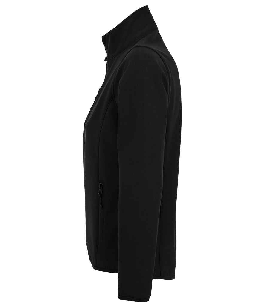 SOL'S Ladies Radian Soft Shell Jacket in by SOL'S — Custom branded clothing by Print Press, featuring premium embroidery produced in our specialist print lab in the UK.