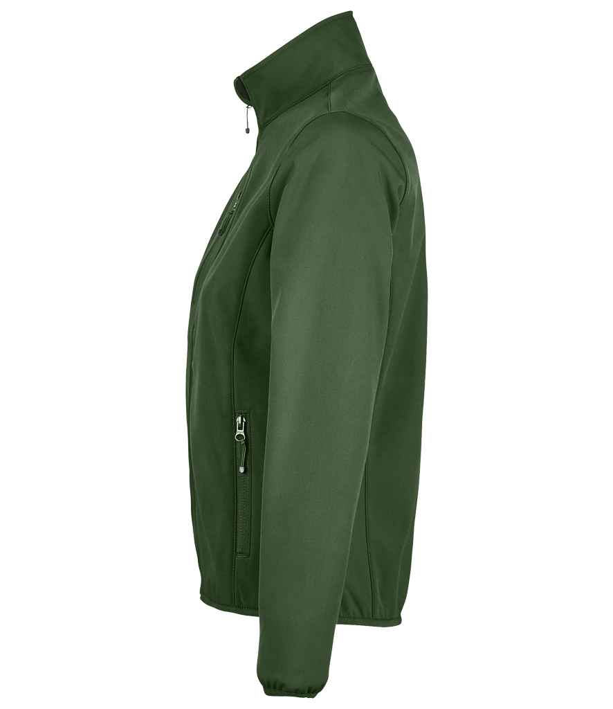 SOL'S Ladies Radian Soft Shell Jacket in by SOL'S — Custom branded clothing by Print Press, featuring premium embroidery produced in our specialist print lab in the UK.
