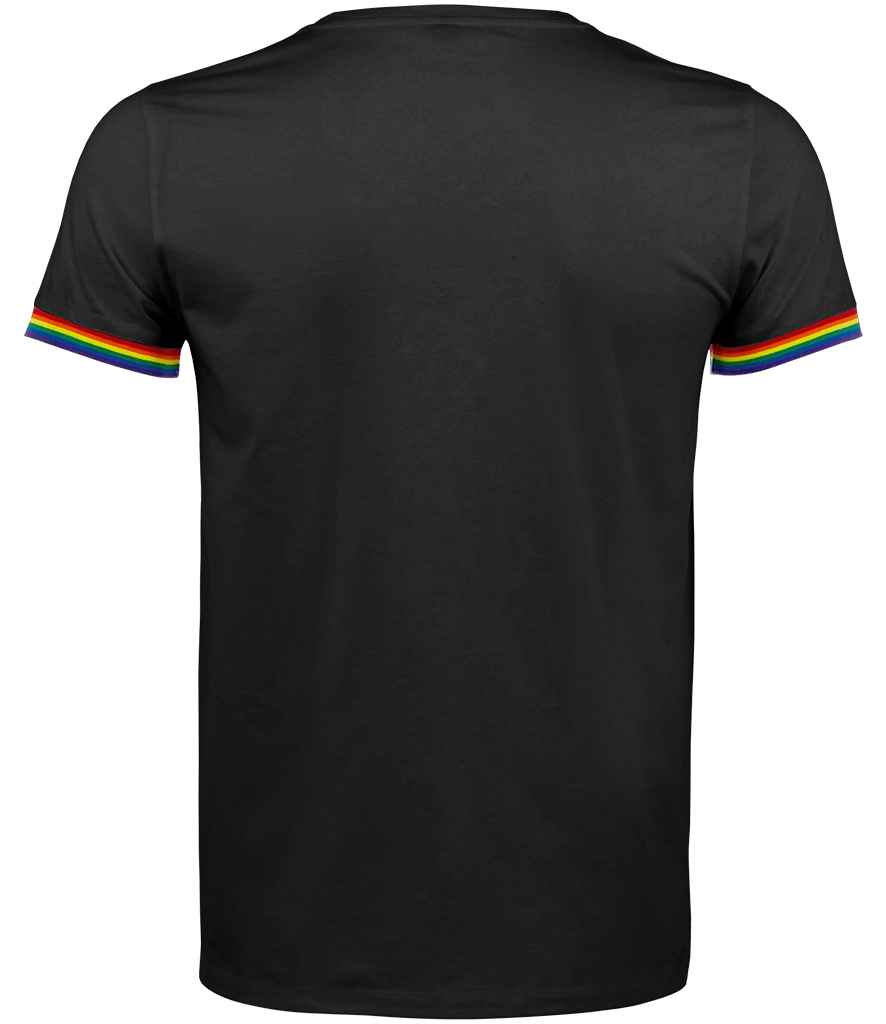 SOL'S Rainbow T-Shirt in by SOL'S — Custom branded clothing by Print Press, featuring premium embroidery produced in our specialist print lab in the UK.