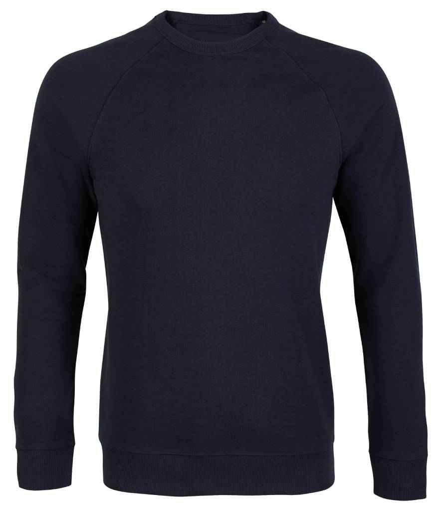 NEOBLU Nelson French Terry Sweatshirt in Night Blue by NEOBLU — Custom branded clothing by Print Press, featuring premium embroidery produced in our specialist print lab in the UK.