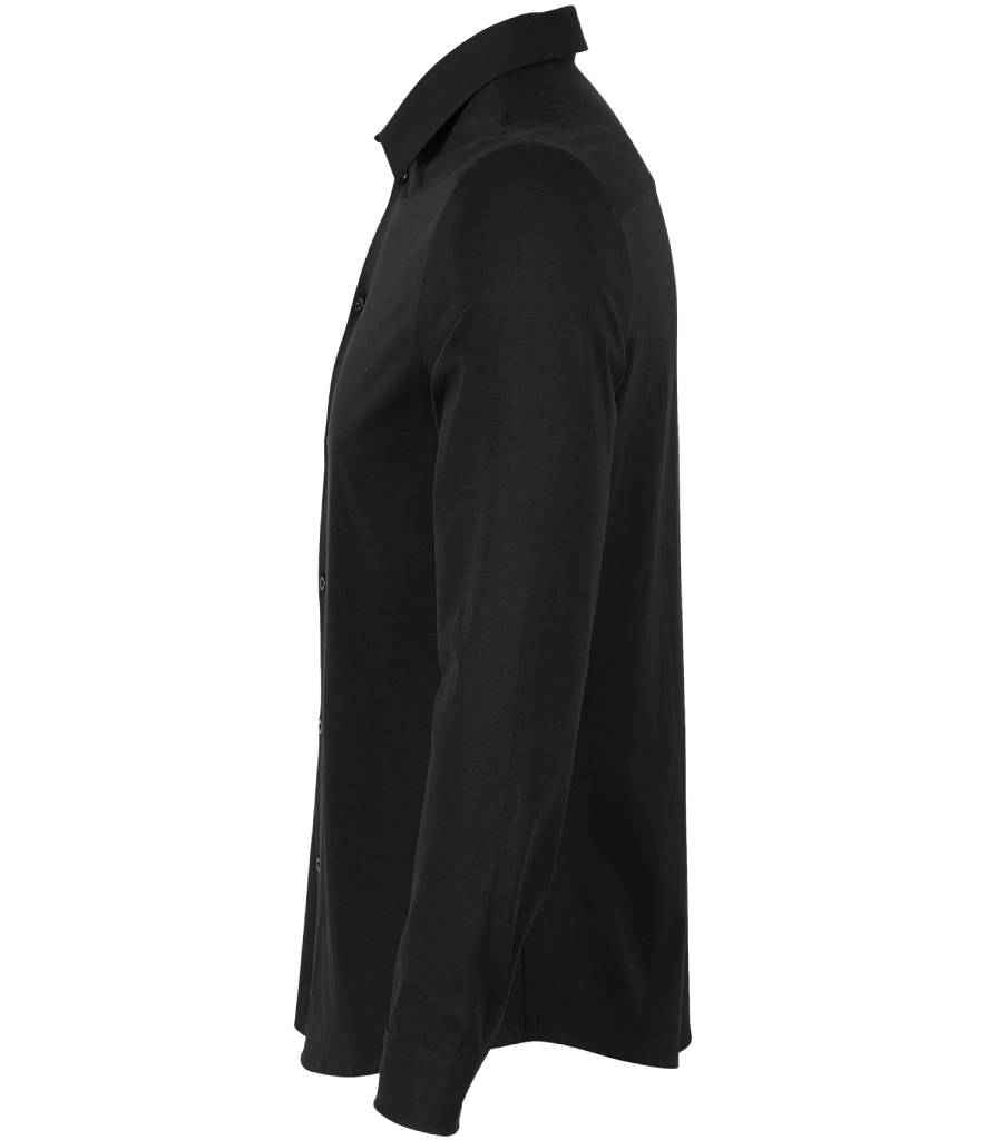 NEOBLU Balthazar Jersey Long Sleeve Shirt in by NEOBLU — Custom branded clothing by Print Press, featuring premium embroidery produced in our specialist print lab in the UK.