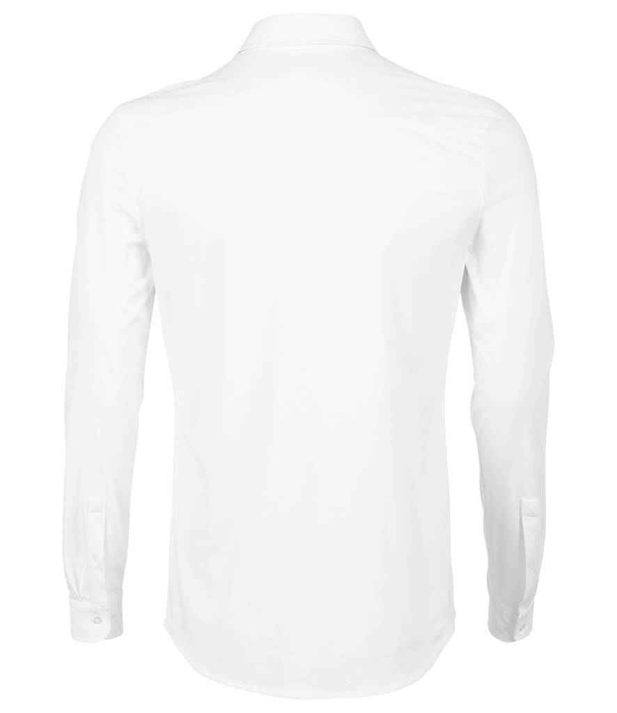 NEOBLU Balthazar Jersey Long Sleeve Shirt in by NEOBLU — Custom branded clothing by Print Press, featuring premium embroidery produced in our specialist print lab in the UK.