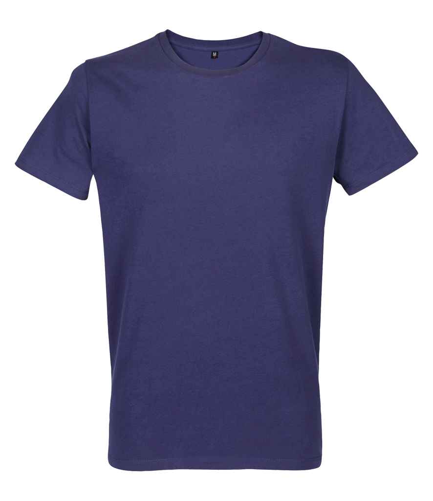RTP Apparel Tempo 145 Organic T-Shirt in French Navy by RTP Apparel — Custom branded clothing by Print Press, featuring premium embroidery produced in our specialist print lab in the UK.