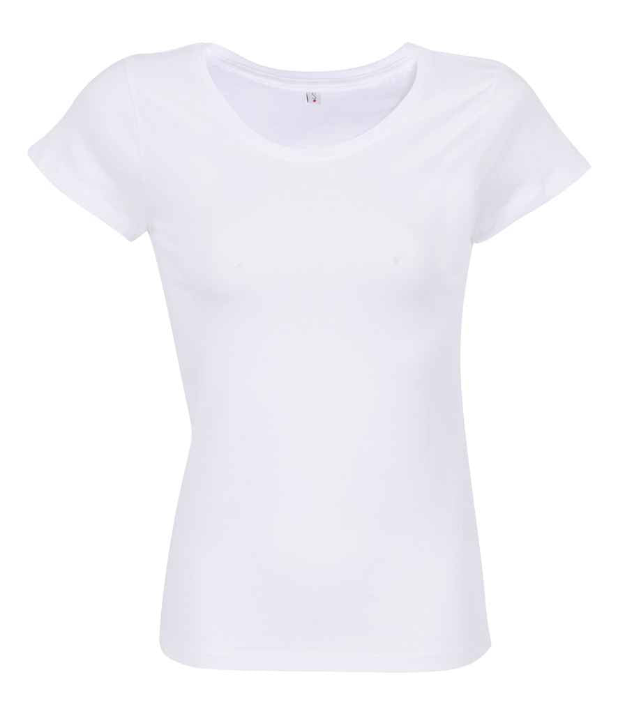 RTP Apparel Ladies Tempo 145 Organic T-Shirt in by RTP Apparel — Custom branded clothing by Print Press, featuring premium embroidery produced in our specialist print lab in the UK.