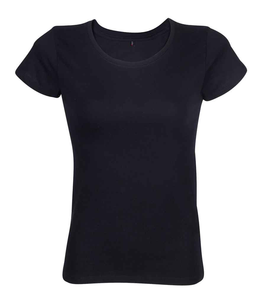 RTP Apparel Ladies Tempo 185 Organic T-Shirt in by RTP Apparel — Custom branded clothing by Print Press, featuring premium embroidery produced in our specialist print lab in the UK.