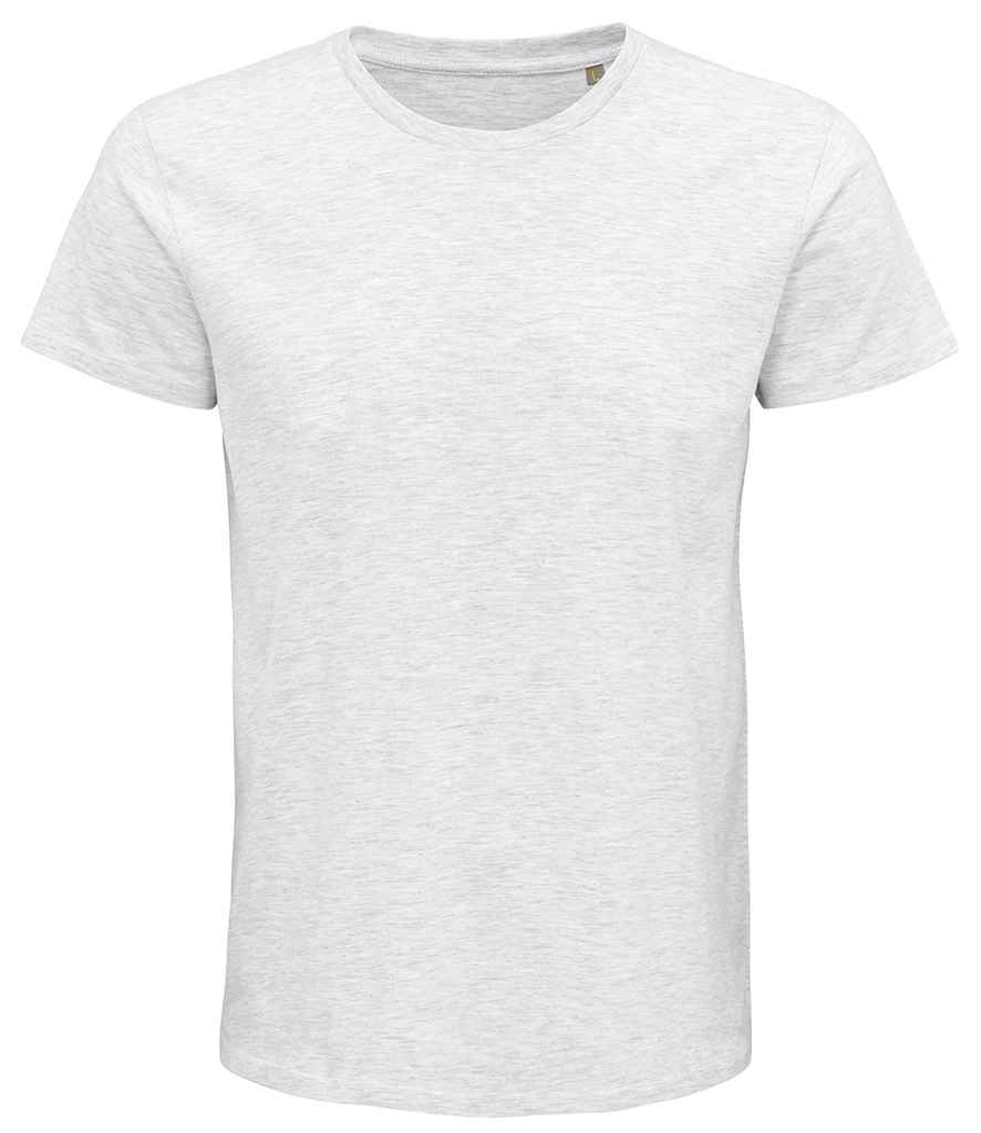 SOL'S Pioneer Organic T-Shirt in Ash by SOL'S — Custom branded clothing by Print Press, featuring premium embroidery produced in our specialist print lab in the UK.