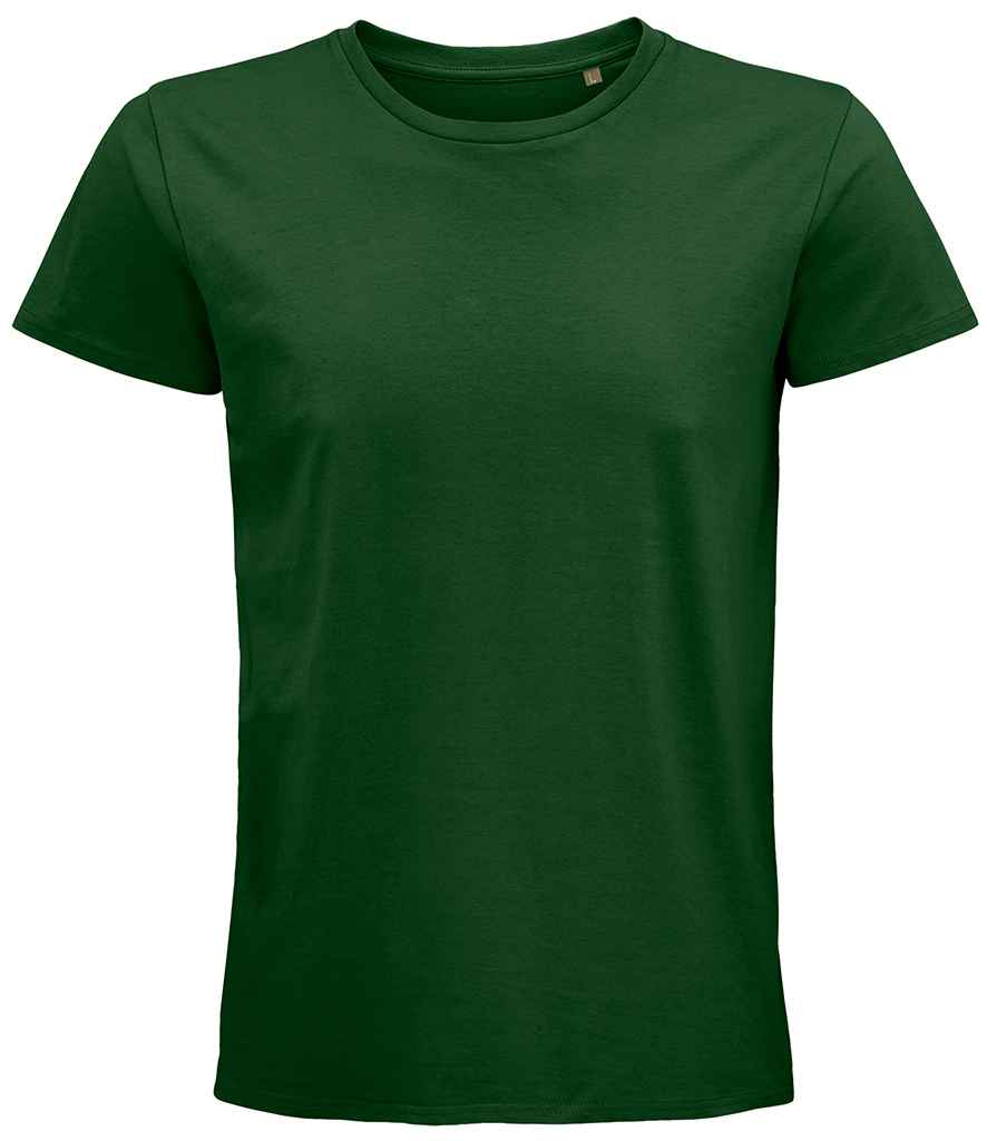 SOL'S Pioneer Organic T-Shirt in Bottle Green by SOL'S — Custom branded clothing by Print Press, featuring premium embroidery produced in our specialist print lab in the UK.