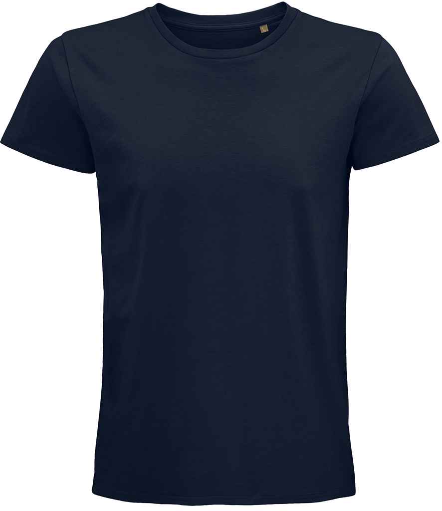 SOL'S Pioneer Organic T-Shirt in French Navy by SOL'S — Custom branded clothing by Print Press, featuring premium embroidery produced in our specialist print lab in the UK.