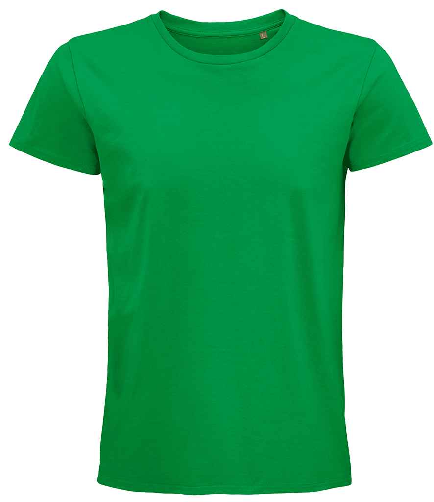 SOL'S Pioneer Organic T-Shirt in Kelly Green by SOL'S — Custom branded clothing by Print Press, featuring premium embroidery produced in our specialist print lab in the UK.