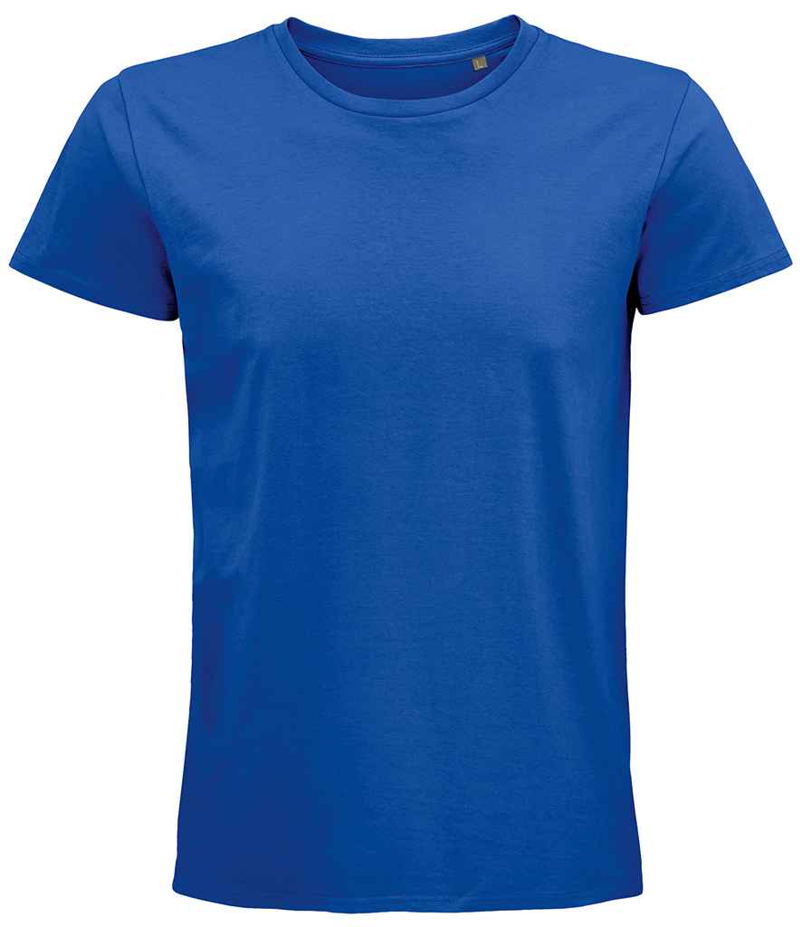 SOL'S Pioneer Organic T-Shirt in Royal Blue by SOL'S — Custom branded clothing by Print Press, featuring premium embroidery produced in our specialist print lab in the UK.
