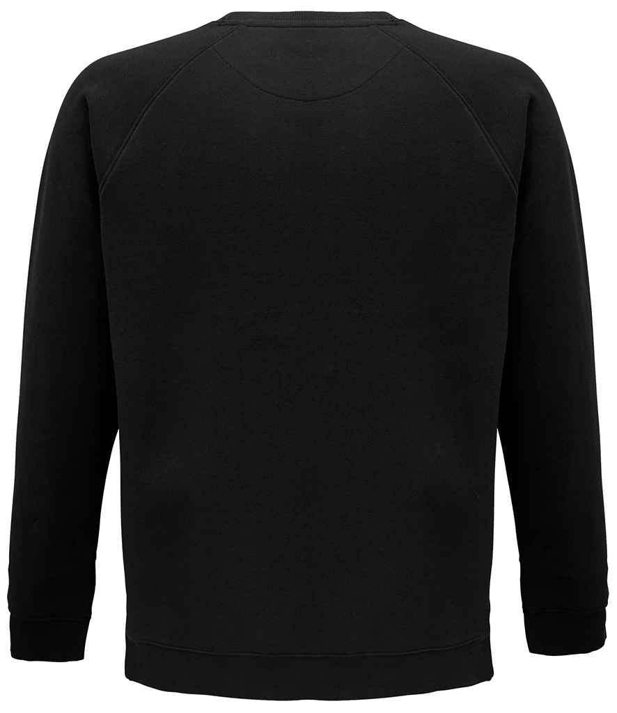 SOL'S Unisex Space Organic Raglan Sweatshirt in by SOL'S — Custom branded clothing by Print Press, featuring premium embroidery produced in our specialist print lab in the UK.
