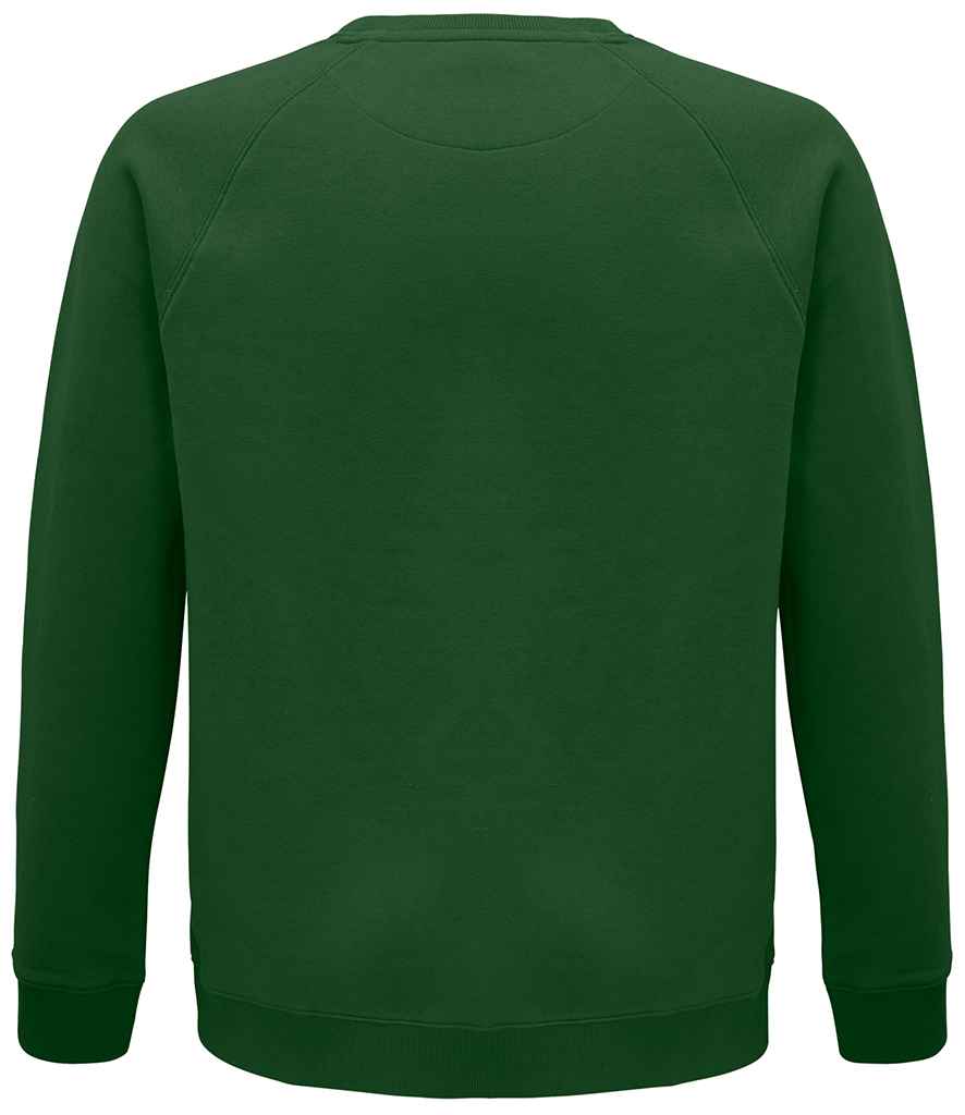 SOL'S Unisex Space Organic Raglan Sweatshirt in by SOL'S — Custom branded clothing by Print Press, featuring premium embroidery produced in our specialist print lab in the UK.