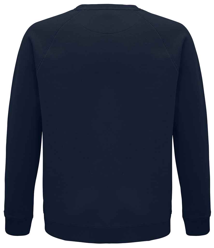 SOL'S Unisex Space Organic Raglan Sweatshirt in by SOL'S — Custom branded clothing by Print Press, featuring premium embroidery produced in our specialist print lab in the UK.