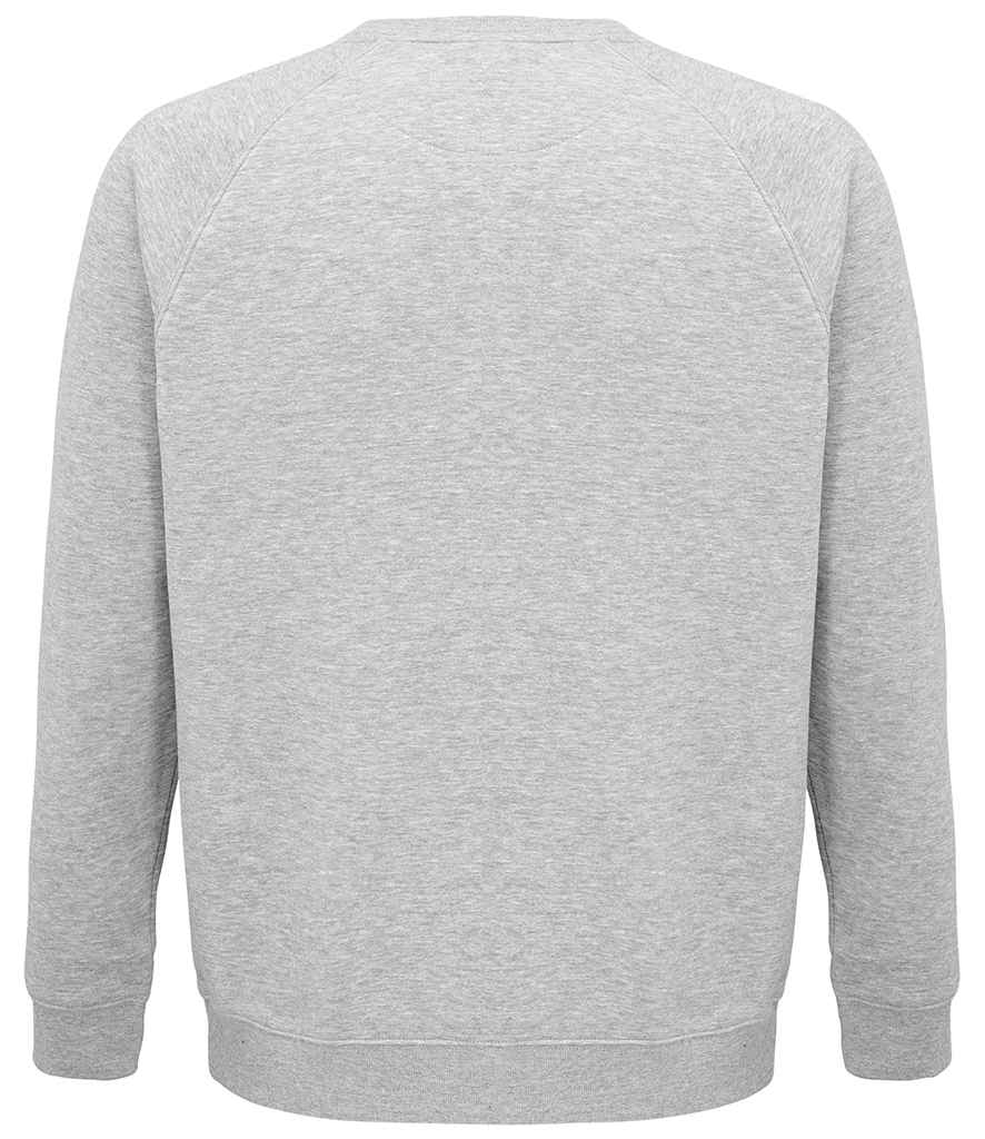 SOL'S Unisex Space Organic Raglan Sweatshirt in by SOL'S — Custom branded clothing by Print Press, featuring premium embroidery produced in our specialist print lab in the UK.