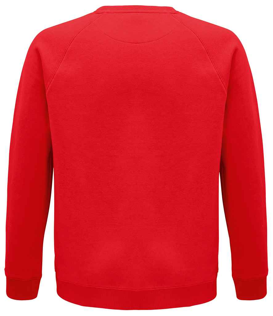 SOL'S Unisex Space Organic Raglan Sweatshirt in by SOL'S — Custom branded clothing by Print Press, featuring premium embroidery produced in our specialist print lab in the UK.