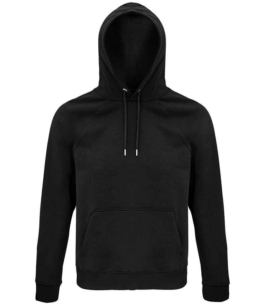 SOL'S Unisex Stellar Organic Hoodie in Black by SOL'S — Custom branded clothing by Print Press, featuring premium embroidery produced in our specialist print lab in the UK.