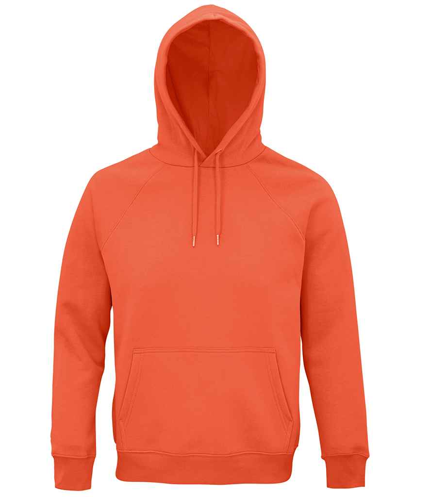 SOL'S Unisex Stellar Organic Hoodie in Burnt Orange by SOL'S — Custom branded clothing by Print Press, featuring premium embroidery produced in our specialist print lab in the UK.