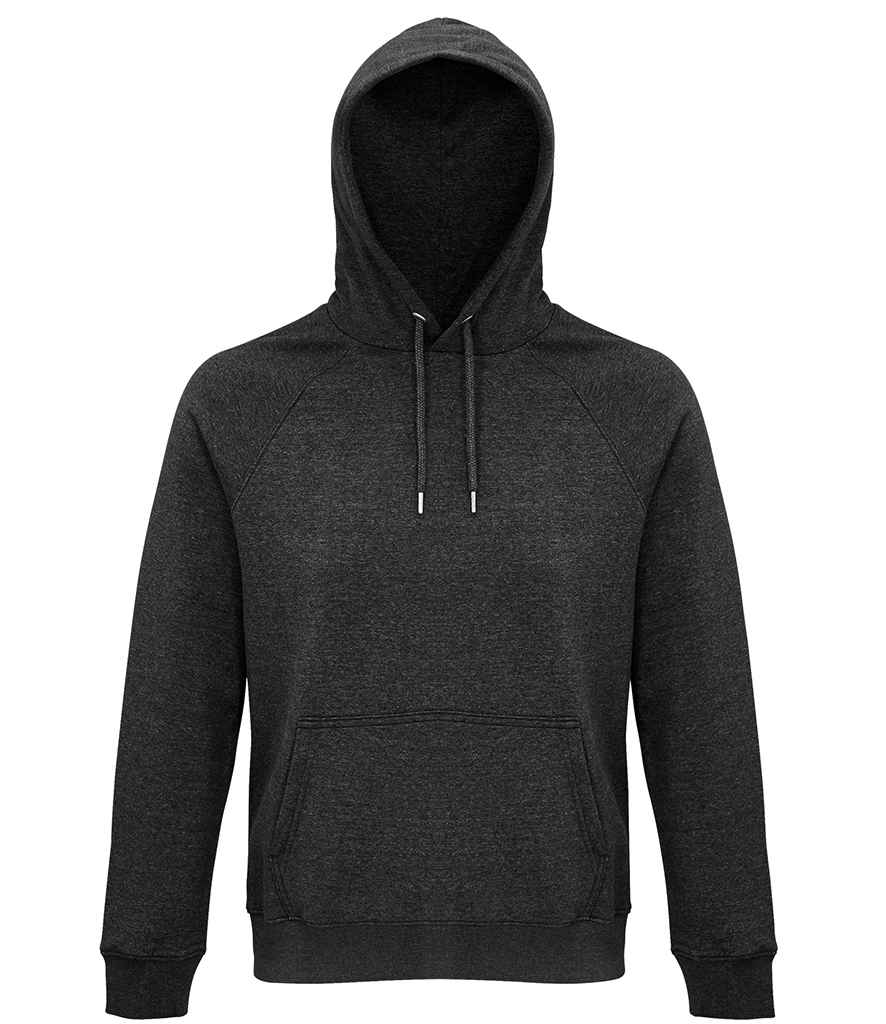 SOL'S Unisex Stellar Organic Hoodie in Charcoal Marl by SOL'S — Custom branded clothing by Print Press, featuring premium embroidery produced in our specialist print lab in the UK.