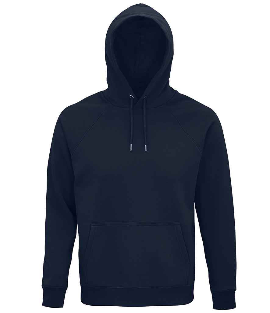 SOL'S Unisex Stellar Organic Hoodie in French Navy by SOL'S — Custom branded clothing by Print Press, featuring premium embroidery produced in our specialist print lab in the UK.