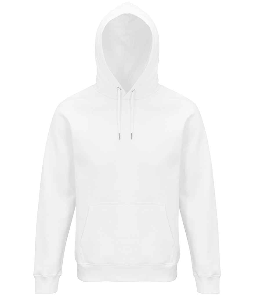 SOL'S Unisex Stellar Organic Hoodie in White by SOL'S — Custom branded clothing by Print Press, featuring premium embroidery produced in our specialist print lab in the UK.