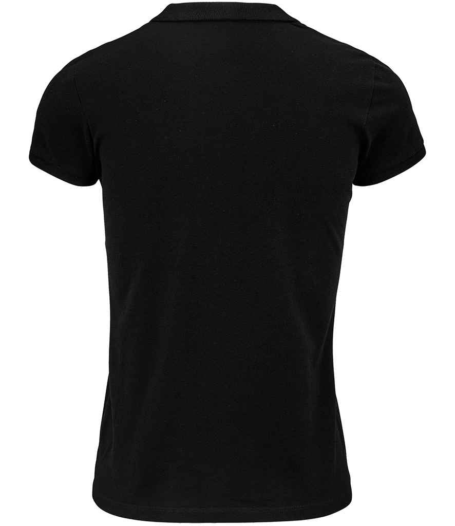 SOL'S Ladies Planet Organic Piqué Polo Shirt in by SOL'S — Custom branded clothing by Print Press, featuring premium embroidery produced in our specialist print lab in the UK.