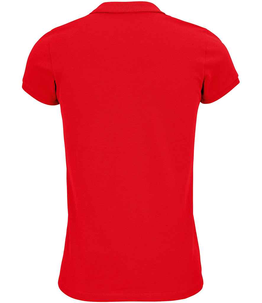 SOL'S Ladies Planet Organic Piqué Polo Shirt in by SOL'S — Custom branded clothing by Print Press, featuring premium embroidery produced in our specialist print lab in the UK.