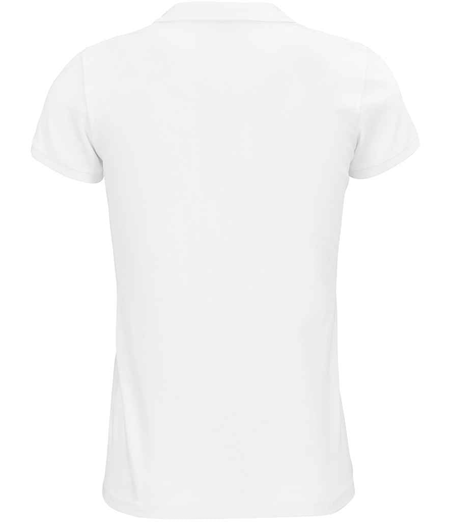 SOL'S Ladies Planet Organic Piqué Polo Shirt in by SOL'S — Custom branded clothing by Print Press, featuring premium embroidery produced in our specialist print lab in the UK.