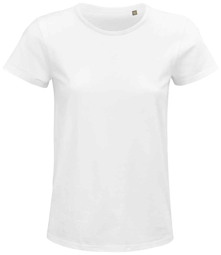 SOL'S Ladies Crusader Organic T-Shirt in by SOL'S — Custom branded clothing by Print Press, featuring premium embroidery produced in our specialist print lab in the UK.