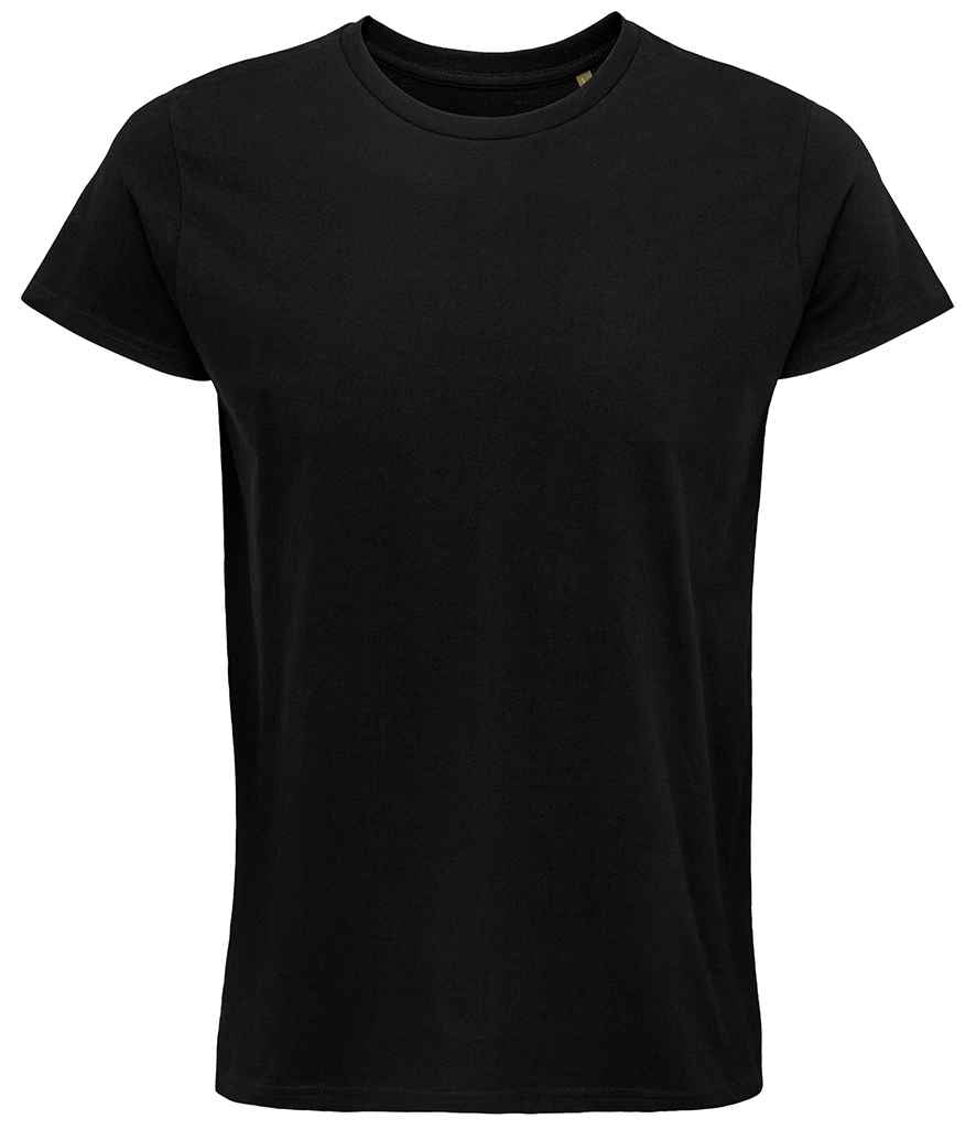 SOL'S Crusader Organic T-Shirt in Deep Black by SOL'S — Custom branded clothing by Print Press, featuring premium embroidery produced in our specialist print lab in the UK.