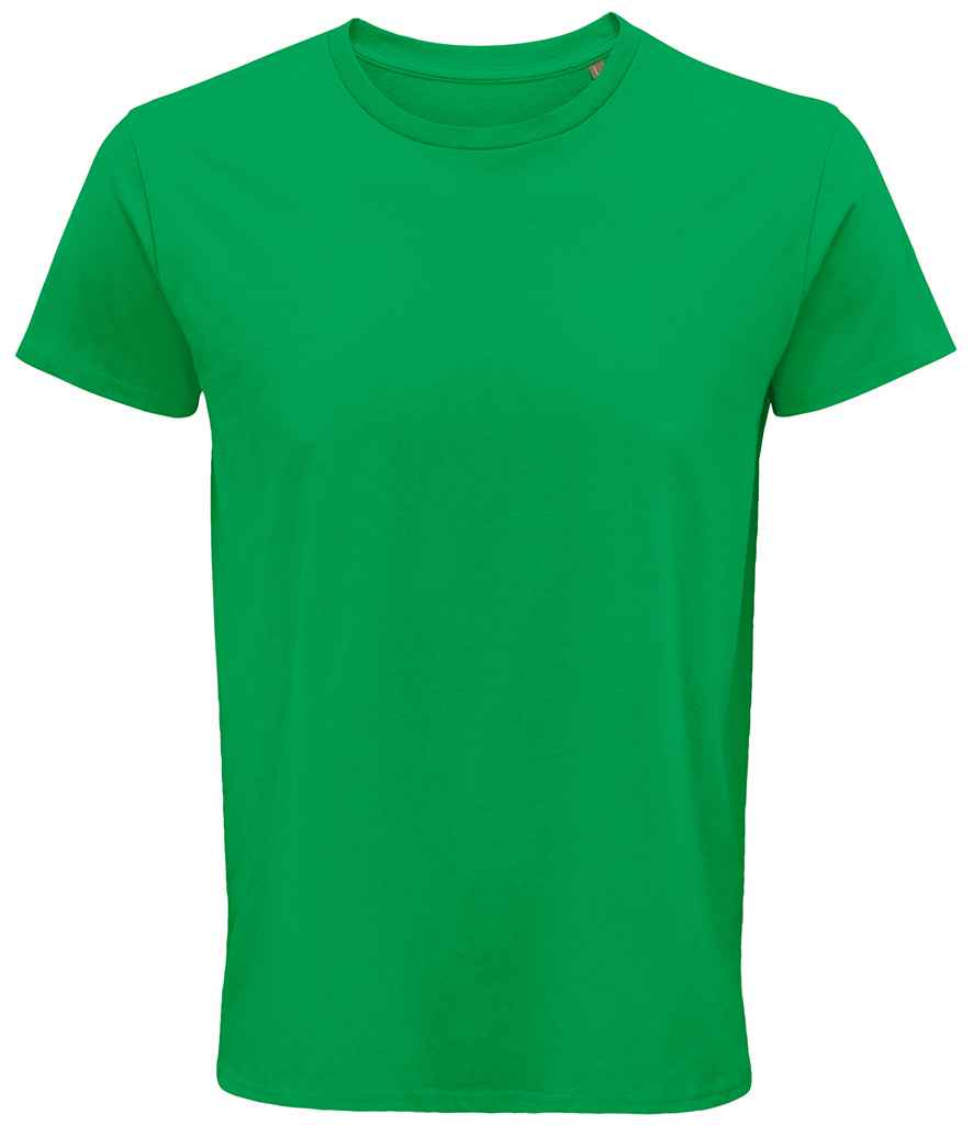 SOL'S Crusader Organic T-Shirt in Kelly Green by SOL'S — Custom branded clothing by Print Press, featuring premium embroidery produced in our specialist print lab in the UK.