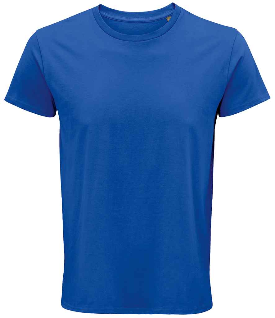 SOL'S Crusader Organic T-Shirt in Royal Blue by SOL'S — Custom branded clothing by Print Press, featuring premium embroidery produced in our specialist print lab in the UK.
