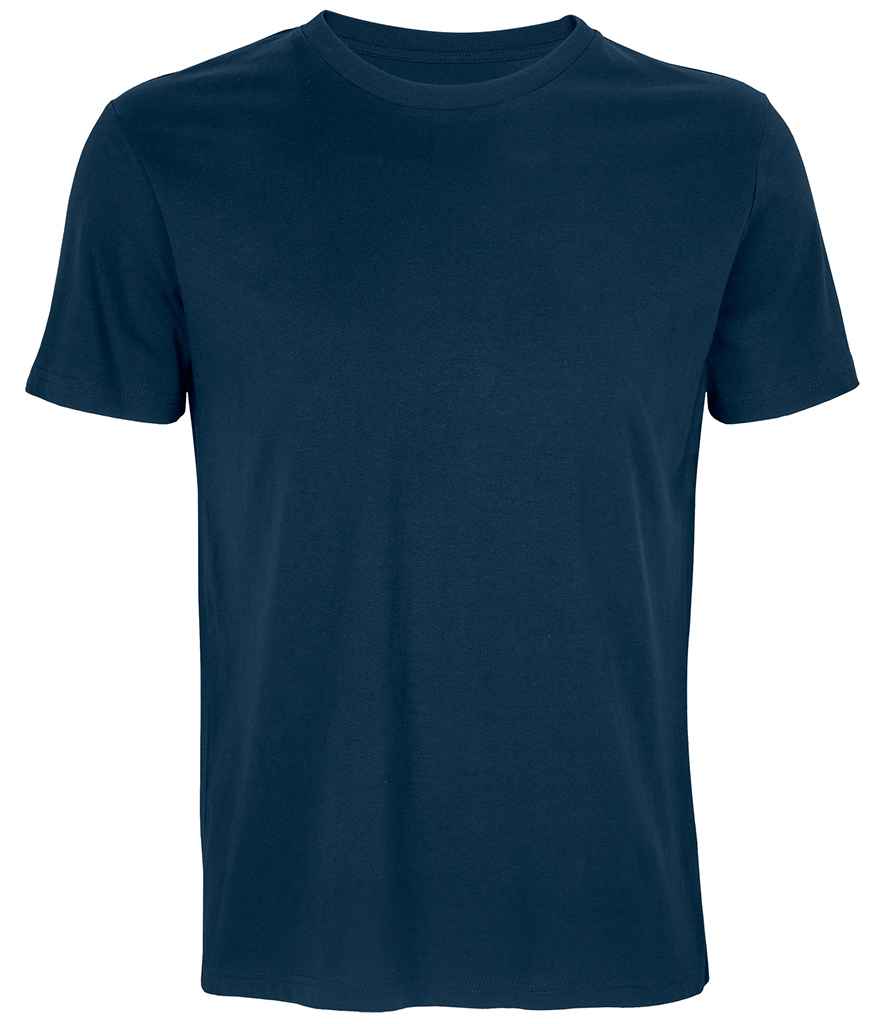 SOL'S Unisex Odyssey Recycled T-Shirt in Recycled Navy by SOL'S — Custom branded clothing by Print Press, featuring premium embroidery produced in our specialist print lab in the UK.